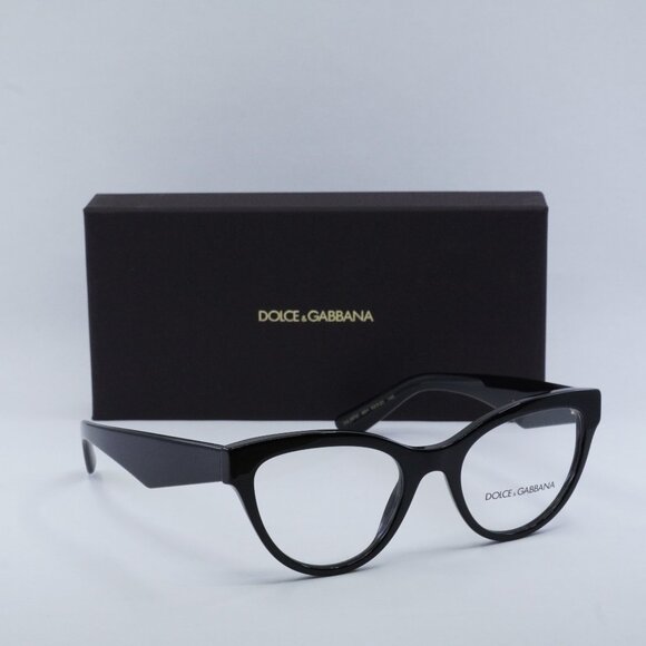 Final Price! Dolce & Gabbana DG3372 501 Black Eyeglasses - Picture 7 of 9